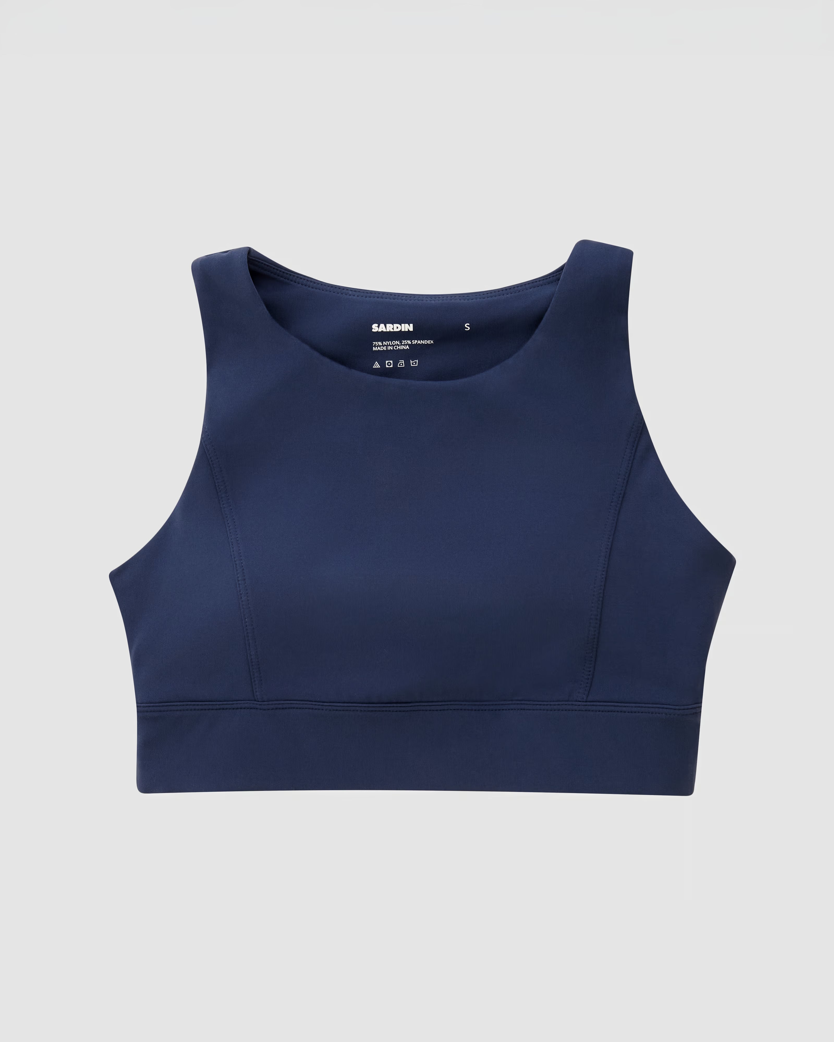 Halter Training Bra Tetra Navy Blue